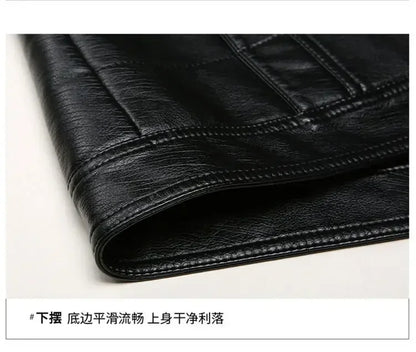 Men Leather Suit Jacket Men Slim Fit blazer Coat Men Fashion Leather jacket Streetwear Casual Blazer Jackets Male Outerwear mens