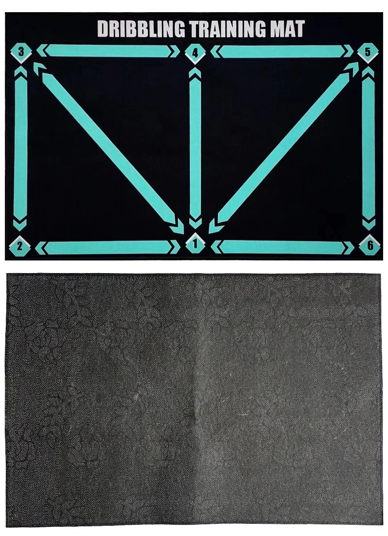 Durable non-slip football training mat Foldable carpet dribbling football training mat children's football indoor equipment