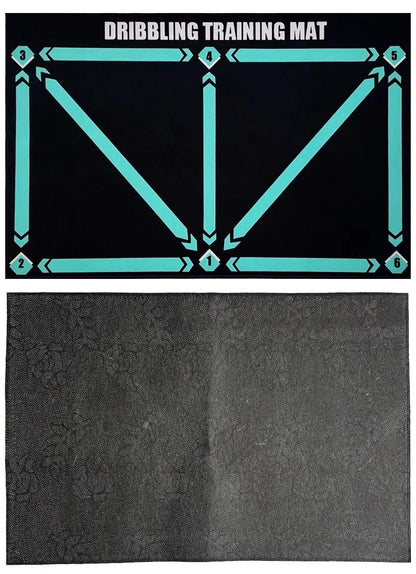 Durable non-slip football training mat Foldable carpet dribbling football training mat children's football indoor equipment