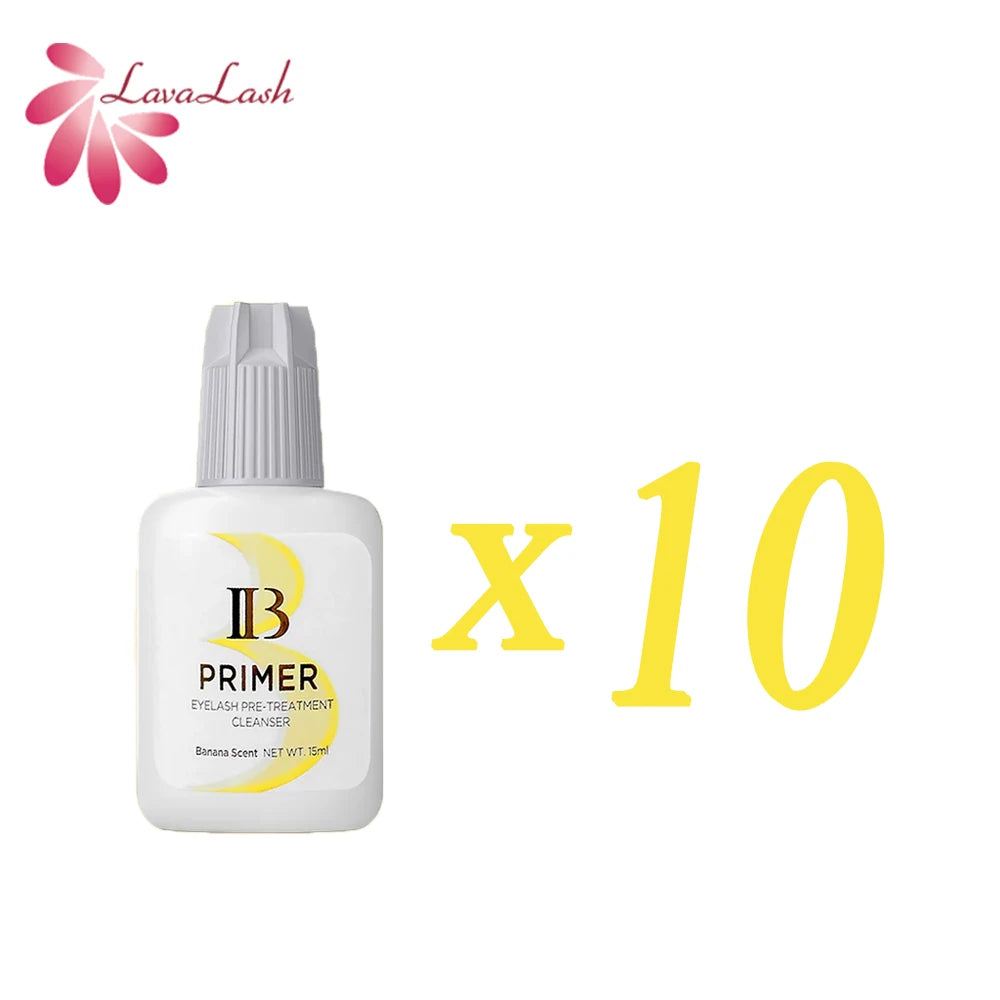 15ml Ibeauty Primer for Eyelash Extensions Glue Application Korea Professional Clear Primer Makeup Tool 10 Bottles