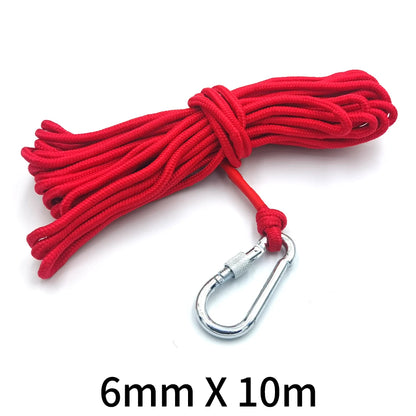 D16~D42mm Super Strong Neodymium Fishing Hook N52 Heavy Duty Rare Earth Neodymium with Countersunk Hole Eyebolt Salvage Magnetic