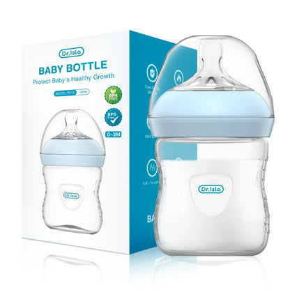 Baby PP Bottle 150/240/330ML Newborn Baby Bottle with Handle Milk Bottle Feeding Baby Bottles Newborn Feeding Supplies BPA-FREE