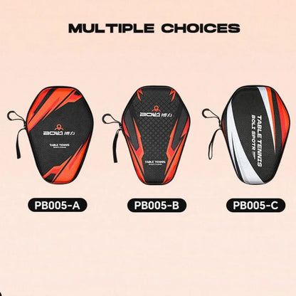 1pcs Table Tennis Racket Bags EVA Hard Shell Waterproof Dustproof Table Tennis Paddles Box Case Storage Bag With Hand Strap good