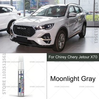 Car Paint Repair Pen For Chirey Chery Jetour X70 Touch Up Scratch Remover DIY Auto Accessories White 094 Brown Gray Blue 096