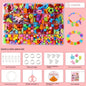 Arts Crafts DIY Handmade Beaded Kit Jewelry Set Handmade DIY Making Beads Kit DIY Creative Beads for Children Girl