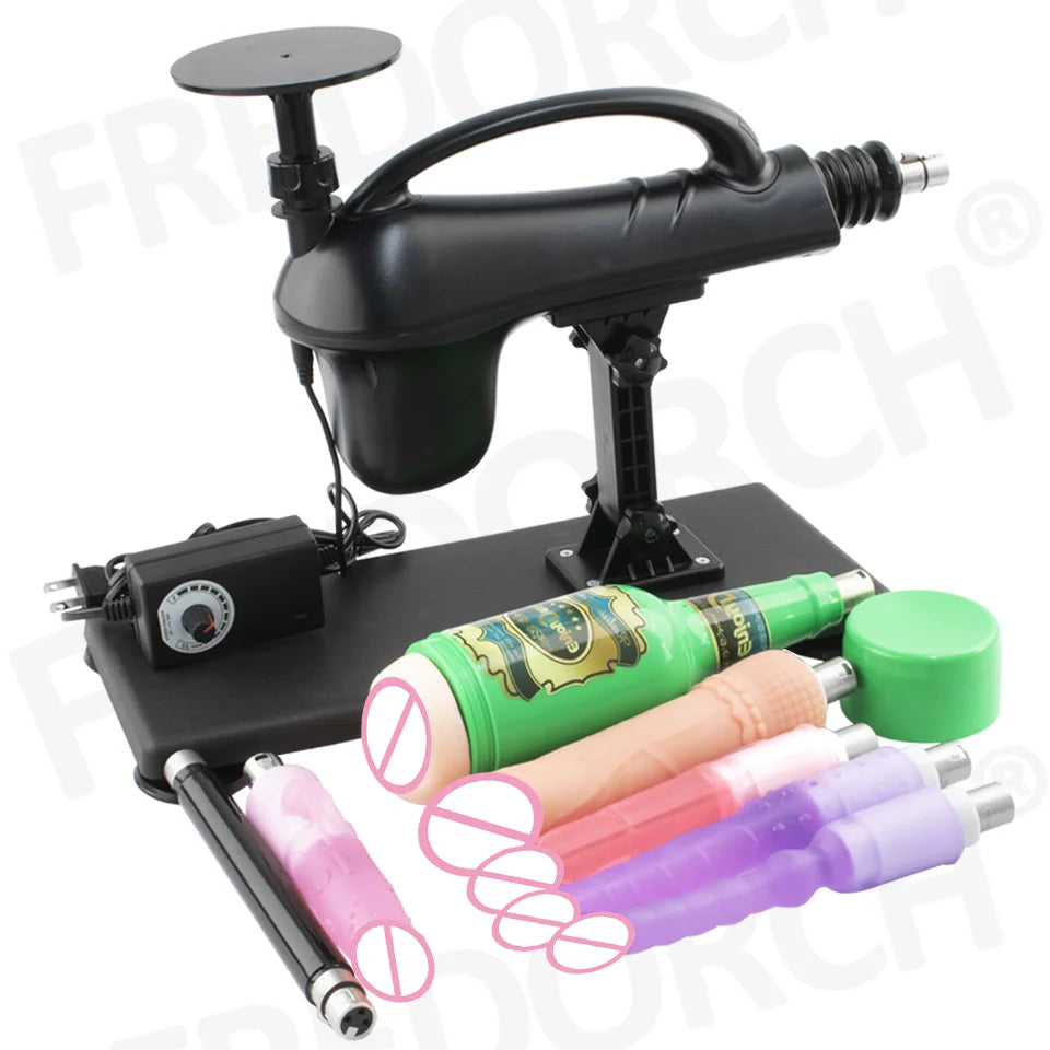 FREDORCH Upgraded Sex Machine for Women with Dildos Automatic Masturbation Machine Pump Gun Love Machine Couple Sex Toys