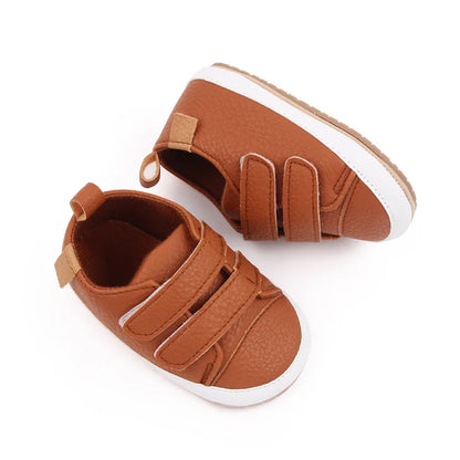 Baby Casual Sneaker Spring and Autumn Soft PU and TPR Sole Anti-slip High Quality Hot Selling 2023 New Fashion for Toddler 0-12M