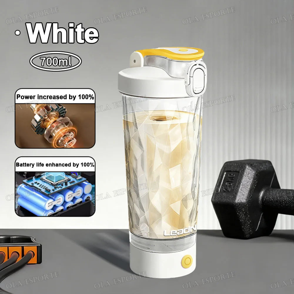 New Detachable Electric Mixing Cup Electric Protein Powder Shaker Cup USB Rechargeable Reusable Suitable For Lndoor/Outdoor Use