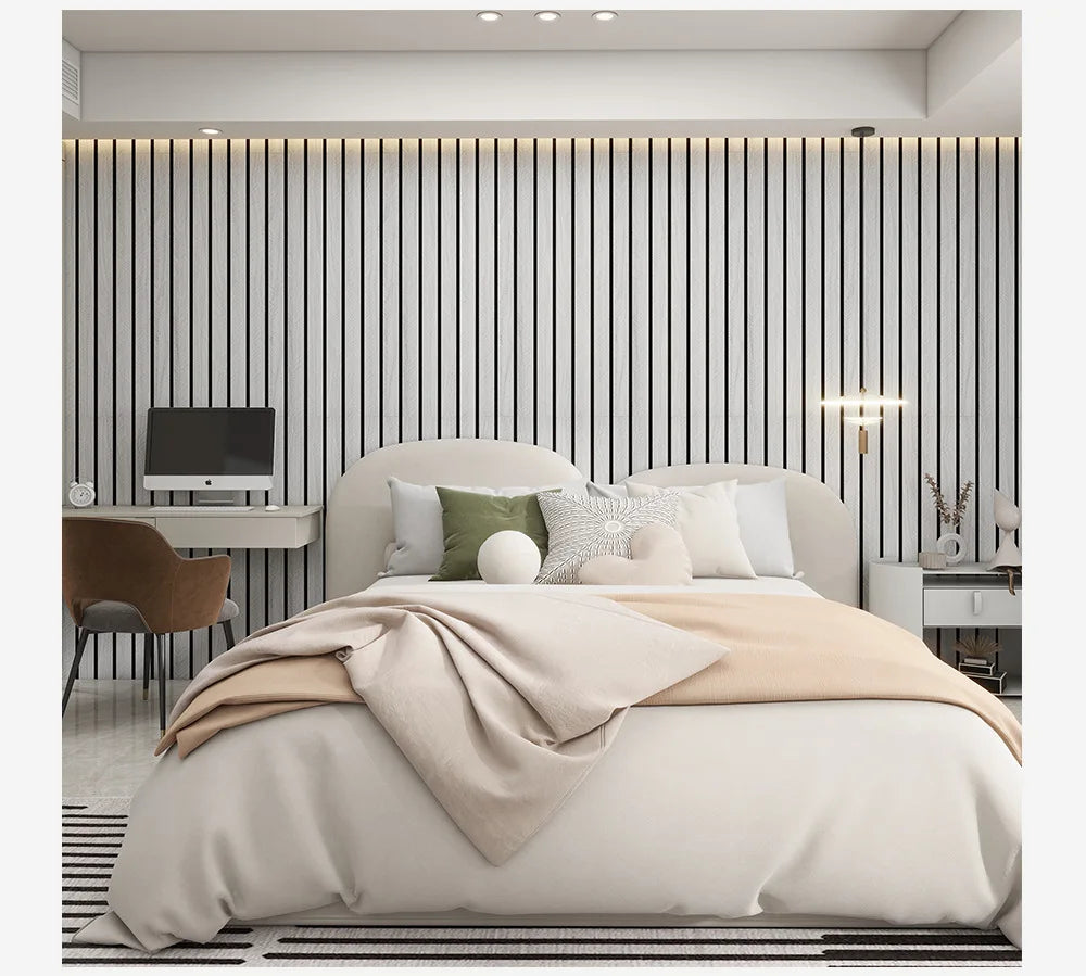 Thick Wood Grain Self-adhesive Wall Sticker Waterproof for Home Decortion Peel and Stick Foam Wallpaper Bedroom Living Room