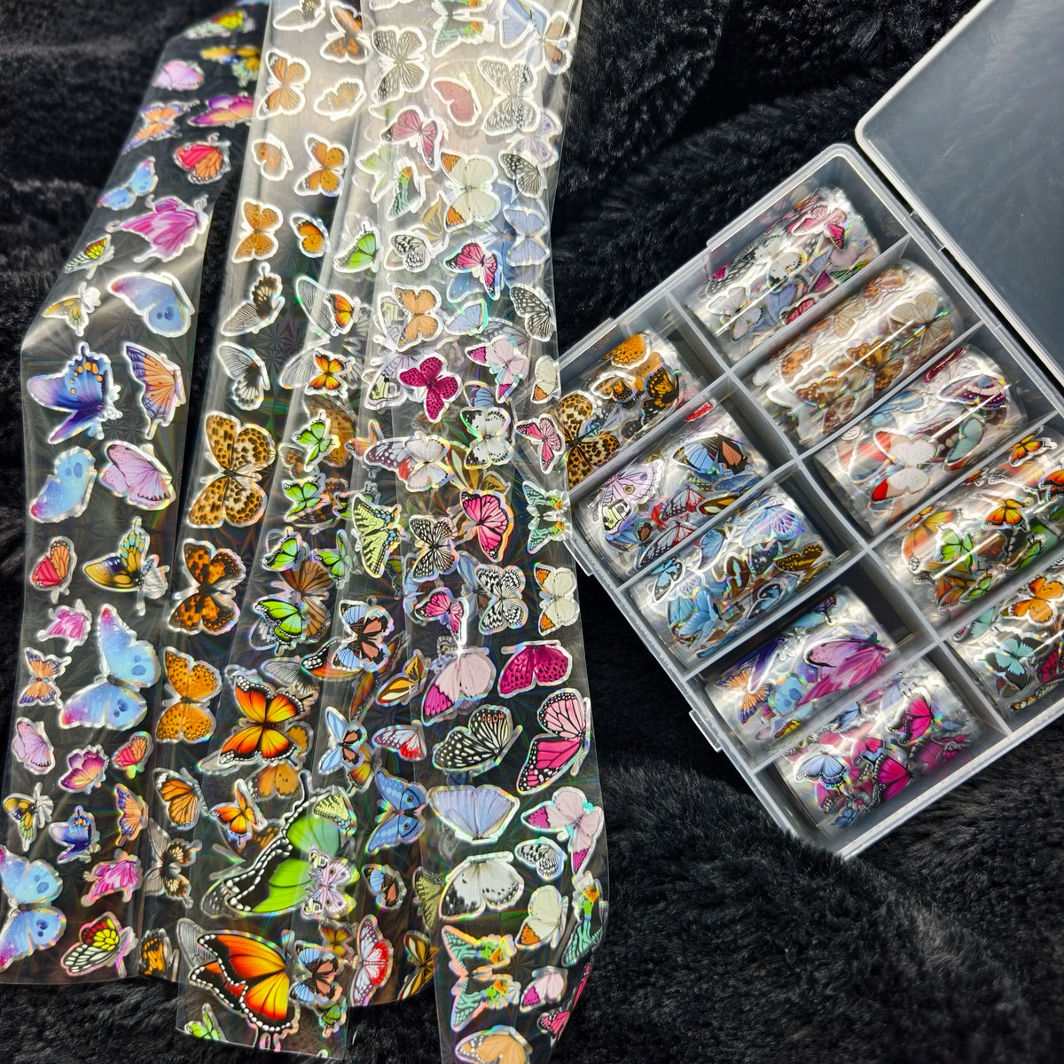 10Rolls Halloween  Flower Plaid Angel Marble  Bow Nail Foils Transfer Paper  Nail Art Stickers   Decal  Nails Decoration