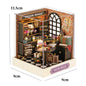 Mini Doll House DIY Small House Kit Handmade 3D Puzzle Assembly Model Building Room Bedroom Decoration Wooden Craft BirthdayGift