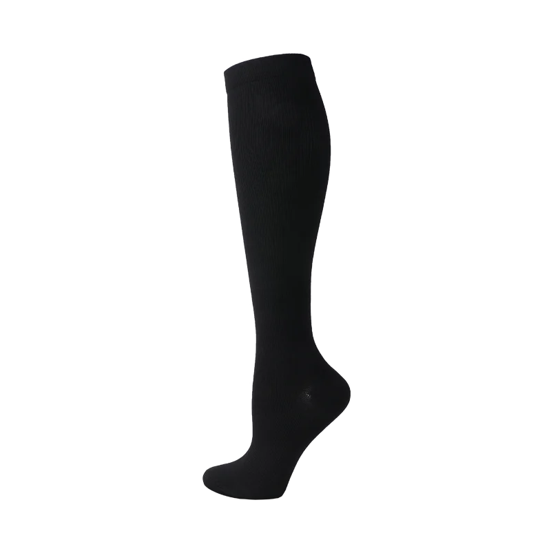 19 Styles Compression Stocking Blood Circulation Promotion Slimming Compression Socks Anti-Fatigue Comfortable Solid Color Socks