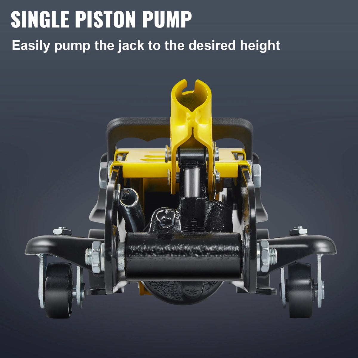 SucceBuy 2.5T Floor Hydraulic Jack Pneumatic Low Profile Floor Jack Heavy-Duty Steel Racing Floor Jack with Piston Lift Pump