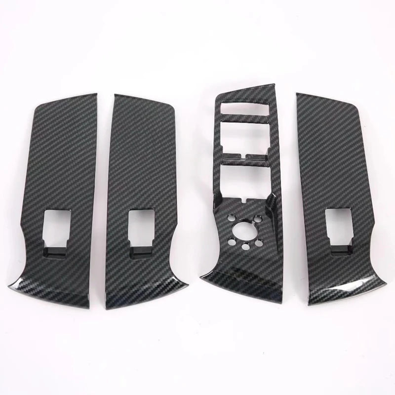 FOR Audi Q3 2019 -2022 Car Carbon fiber style Console Gear Shift Frame Cover Trim Interior accessories  Auto Integral interior