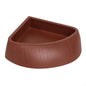 L9BE Reptiles Water Bowl Shallow Triangular Water Dish Terrarium Aquariums Decoratio