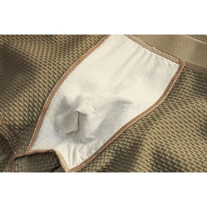 2027 1pcs Men's Shorts Ice Silk Underwear Plus Size Underpants Breathable Sexy Slim Panties Air-conditioned Lingerie Wholesale