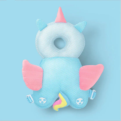 Baby Head Protector Backpack Pillow For Kids 1-3Y Toddler Children Soft PP Cotton Protect The Back Of The Brain Security Pillows