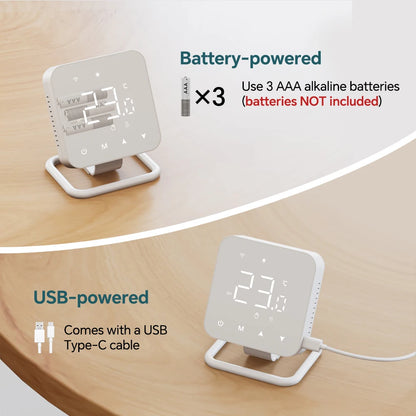 Beok Wireless Thermostat Controller Heating Wifi Smart Home 8-Channel Heating System for Gas Boiler Water Floor Actuator