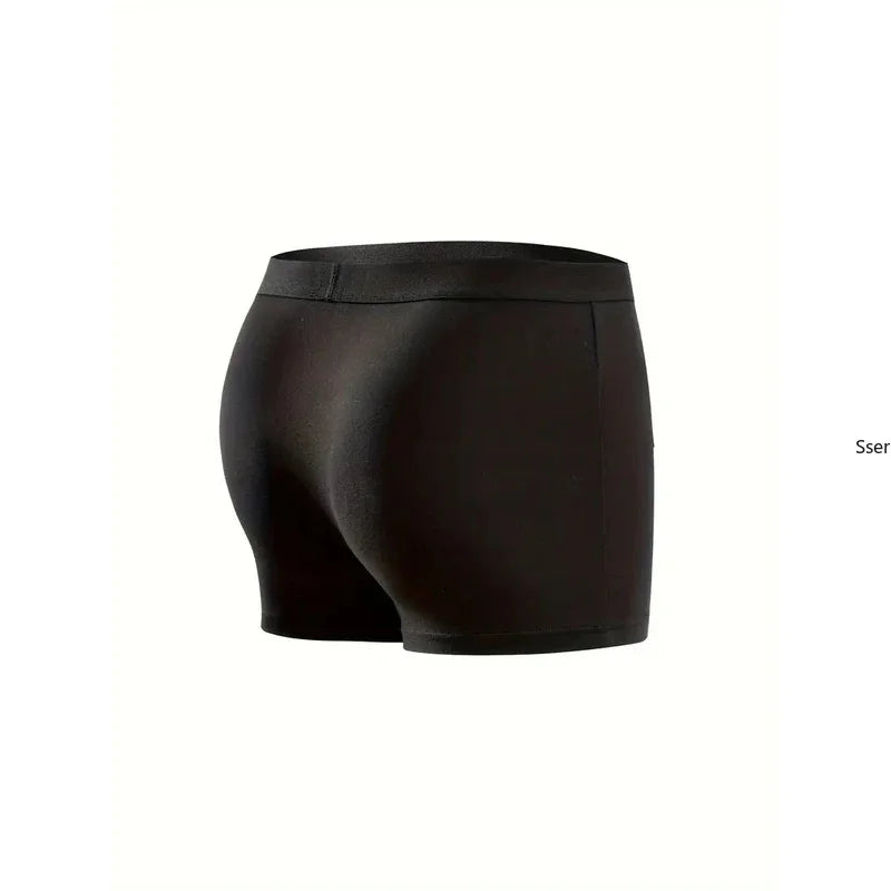 10PCS Men's Underwear Black Color Men Underpant High Stretch Boxer Shorts Sexy Men Panties Plus Size L-4XL Breathable Men Boxer