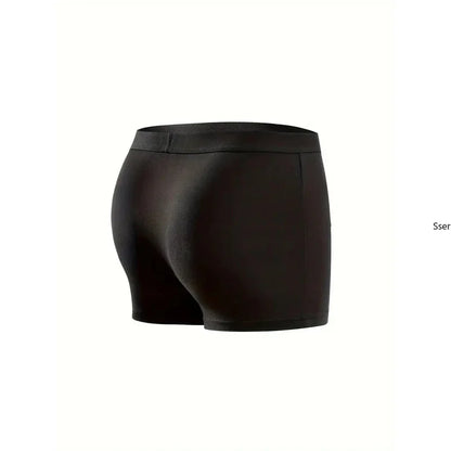 10PCS Men's Underwear Black Color Men Underpant High Stretch Boxer Shorts Sexy Men Panties Plus Size L-4XL Breathable Men Boxer