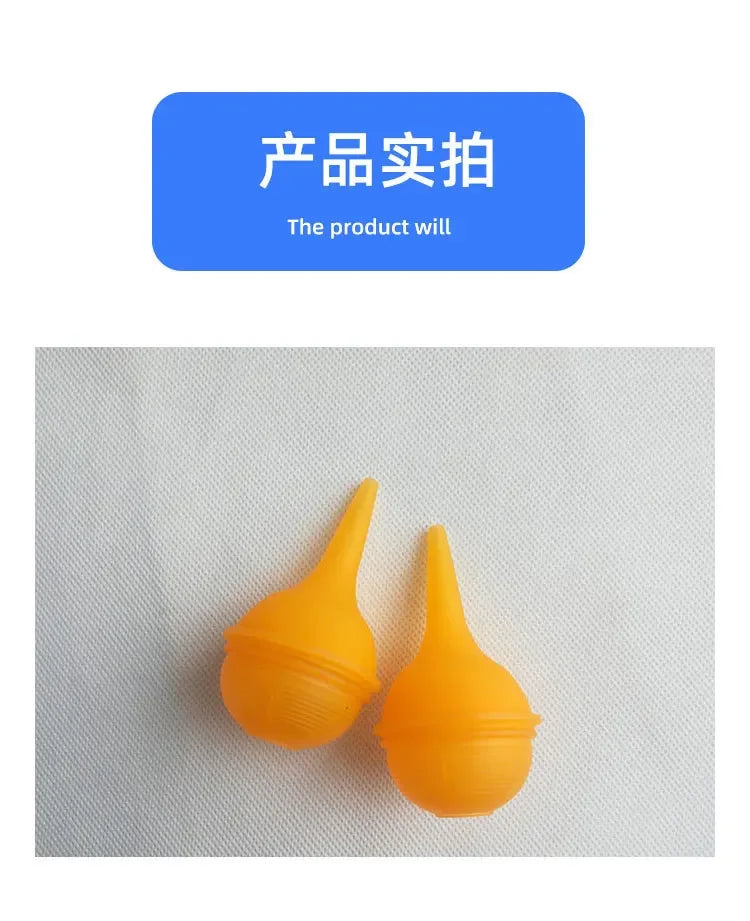 Reusable Clear Silicone Baby Ear Syringe & Nasal Aspirator Newborn Manual Sucks Snot and Mucus Nasal Bulb Ear Syringe Cleanable