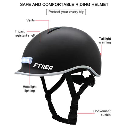 2023 Cycling Smart Tail Light Bike Adult Helmet Electric Bicycle MTB Road Scooter For Sport Urban Helmet Men Women USB charging