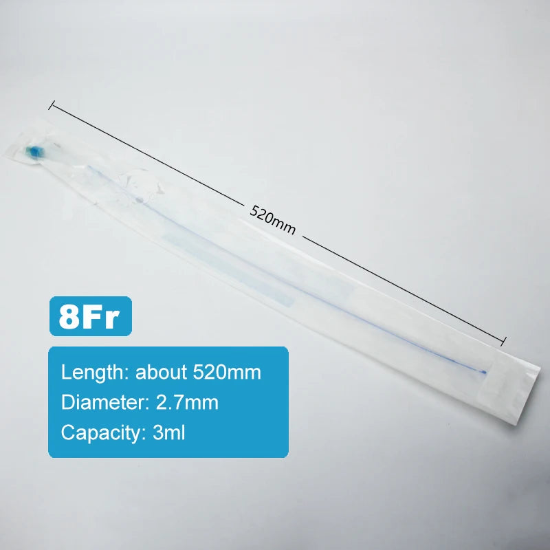 10PCS Medical 2-Way Silicone Foley Catheter Cannula 6Fr 8Fr 10Fr Canine Dog Urinary Catheter Veterinary Consumables