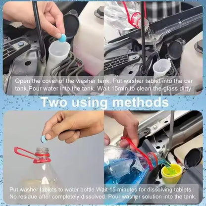 All-Season Car Windshield Washer Concentrated Clean Tablets Solid For  Car Room Kitchen Window GlassToilet Cleaning Tablet