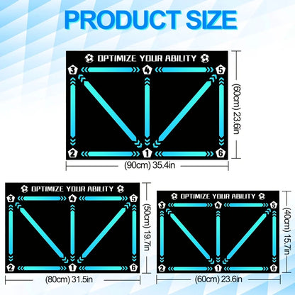 New football control training mat | Stable, quiet rubber bottom | Digital guidance design | Enhances ball feel, daily training