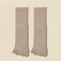 Wool Warm Five-finger Socks Comfortable Business Men's Toe Socks Sports Breathable Sweat Deodorant Solid Color Sock Male