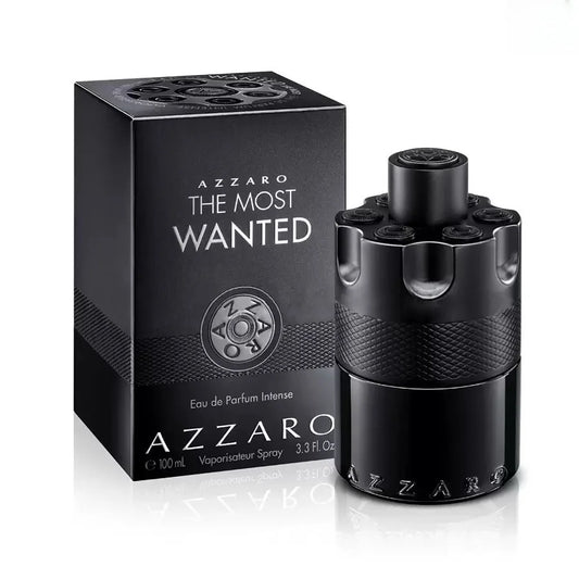 Azzaro The Most Wanted Intense Men's Eau De Parfum Collection For Men & Women, Top Selling EDT/EDP Fragrances | Chrome, Wanted, Chrome Extreme & More Deep Woody Spicy Warm Fragrance 100ml 3.4oz