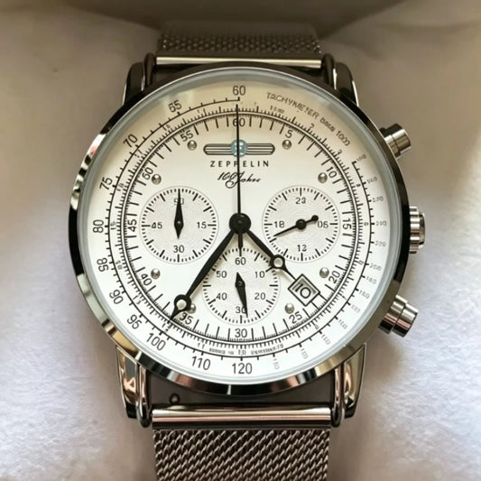 Zeppelin Airship Automatic Mens Watch Retro Business Commemorative Gift Fashion Leisure Timepiece Case New Watch