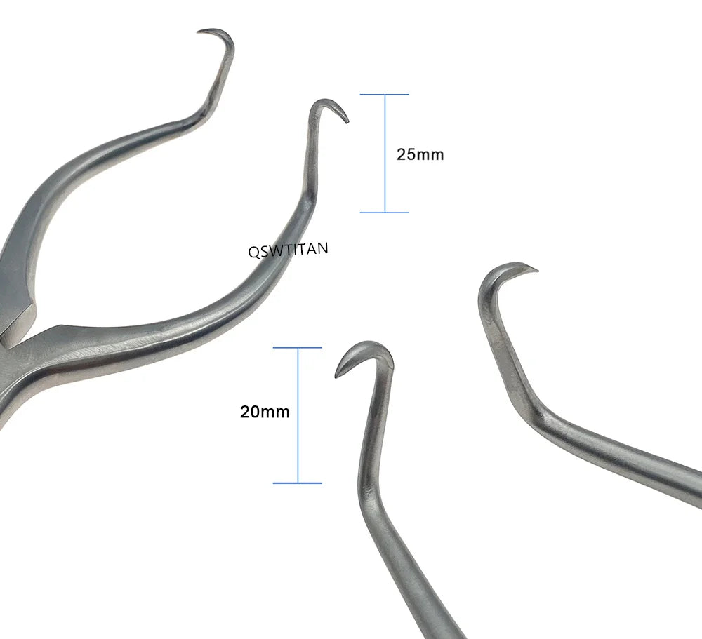 Stainless Steel Weitlaner Retractor 2 Claws Self-Retaining Retractor Orthopedic Bone Retractor Veterinary Surgical Instruments