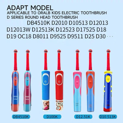 Electric Toothbrush Head Replacement Children Kids Brush Heads Fit for Oral Pro-Health B Stages D100K 4510K D10 D12