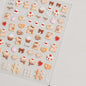 Colorful 5D Happy Birthday Nail Art Sticker Cake Candle Numbers Musical Note Cute Bear Stars Cherry Self Adhesive Manicure Decal