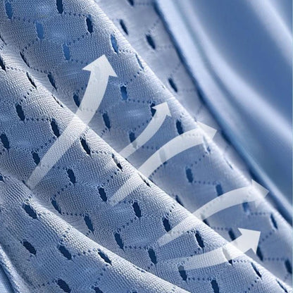 1pc Men's Ice Silk Cool Soft Comfy Boxers Briefs Men's Contrast Underwear, Mesh Breathable Comfy Stretchy Trunks