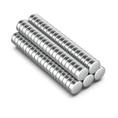 50/100/200 Piece Super Powerful Magnets Strong Disc Magnets for Fridge, DIY, Building, Scientific, Craft, Education
