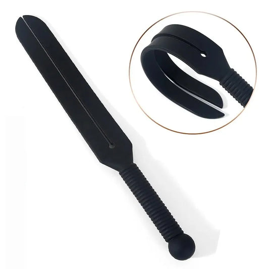 Full Silicone Flogger Spanking Paddle & Horse Riding Crop Whip High Elastic BDSM Accessory for Adult Couple Equestrian Role Play
