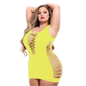 Porno Plus Size Women Sexy Clubwear Tank Dresses Sleeveless Fishnet Bodycon Night Hot Transparent Dress Underwear Erotic