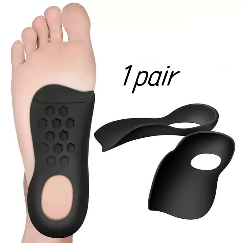 Orthotic Insoles For Flat Feet O-Shaped Legs And Plantar Fasciitis - Unisex Arch Support Shoe Inserts