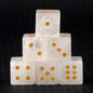 5pc 1.6cm Natural stone amethyst dice Agate tiger eye stone particle Guess the number of points wholesale