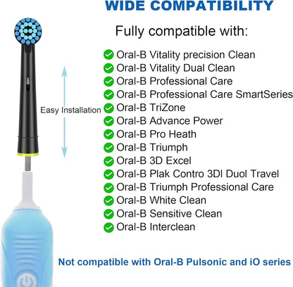 Soft Sensitive Replacement Brush Heads for Oral B Braun Electric Toothbrush Gentle and Comfortable Brushing for Sensitive Gums