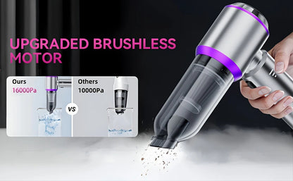 New Car Vacuum Cleaner 985000PA Strong Suction Powerful Wireless Portable Car Cleaner for Home Appliance Air Blower