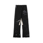 Luxury Cotton Graffiti Patchwork Casual Pants Mens 2024 New Brand Clothes Women Retro High Street Sweatpants Graphic Trousers