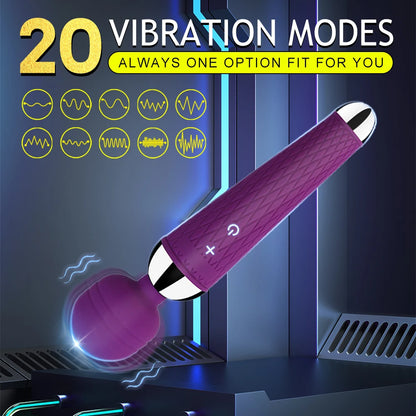 Powerful AV Vibrators for Women USB Recharge Magic Wand Massager Clitoris Stimulator Wellness Erotic Sex Toy Masturbator Product
