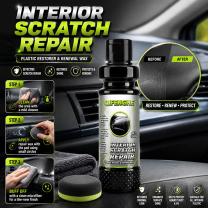 150g 2-in-1 Plastic & Rubber Restorer Paste, Multi-Purpose Car Interior Exterior Care Cream, Scratch Remover Anti-Aging Fade Pre