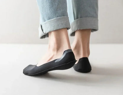 5 Pairs/Lot Men's Socks Breathable Silicone Non-slip Invisible Won't Fall Off Boat Sock Comfortable Breathable Ultra-thin Sox