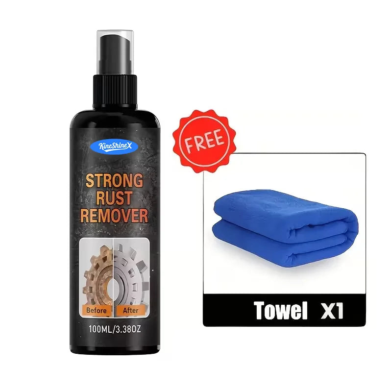 Car Rust Remover Spray with Rust Converter and Lubricant for Wheels Cleaner Vehicle Supplies