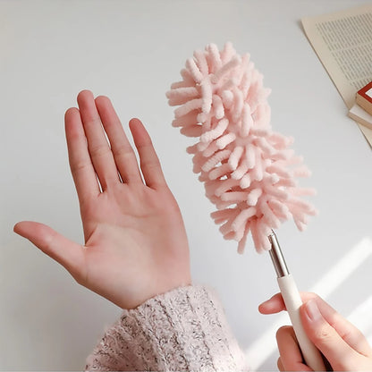 1 retractable anti-static dust brush, used for car cleaning, can clean car dust, windshield cleaning tool