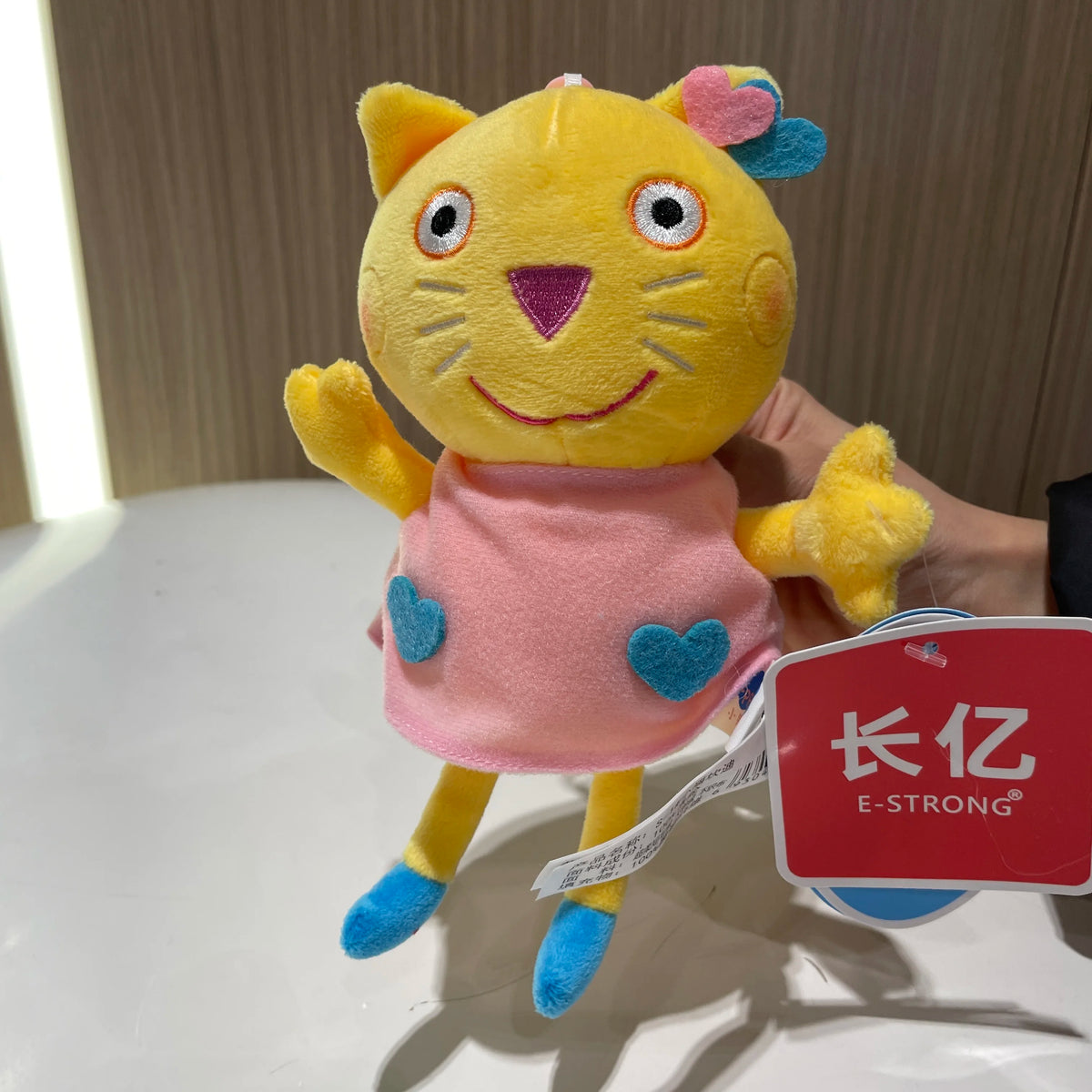 16-19CM Genuine Peppa Pig Bundle pocket 8 Friends Daddy Mammy Peppa George Plush Bahs Stuffed Dolls Pajamas Peppa Kids Gift